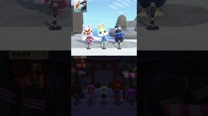 【013～016】ミッチェルたちが歌うとたけけ全曲集 #けけアフロ  #けけウェスタン #けけえんか #けけおんど #short #あつ森 #animalcrossing