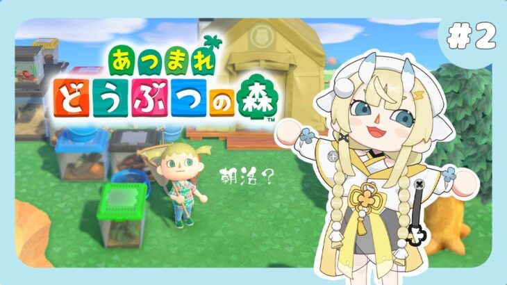 【あつまれどうぶつの森】# 02 マイホームと博物館。【にじさんじ / 蝸堂みかる】