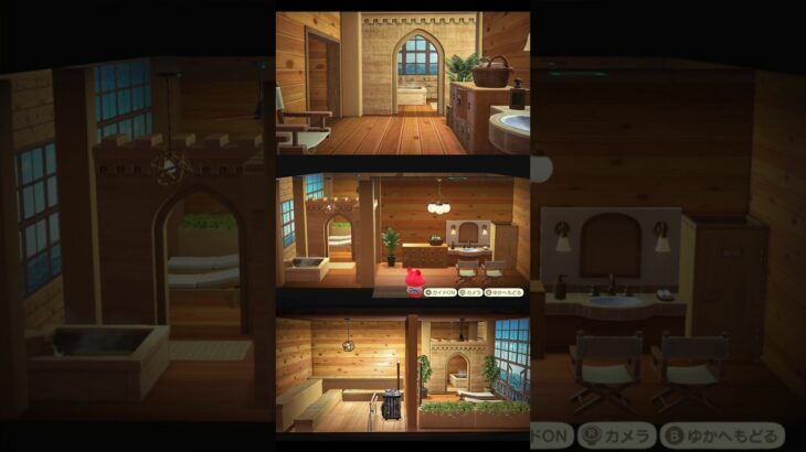 【あつ森】1分クリエイト🛠️/サウナを作る【ハピパラ】#あつ森 #shorts