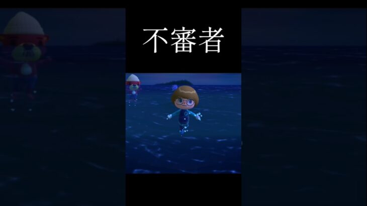 この顔を見たら110番#あつ森 #ゲーム #ゲーム実況 #shorts #海