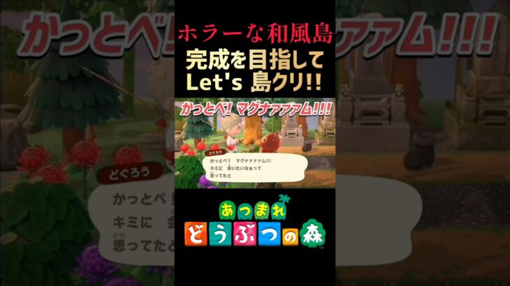 #16【あつ森】離島ガチャ “秒で終わる”は オモんない 撮れ高無いので レッツ島クリ!! 字余り【レッツ島クリ!!】#あつ森 #離島ガチャ #島クリエイト #ACNH