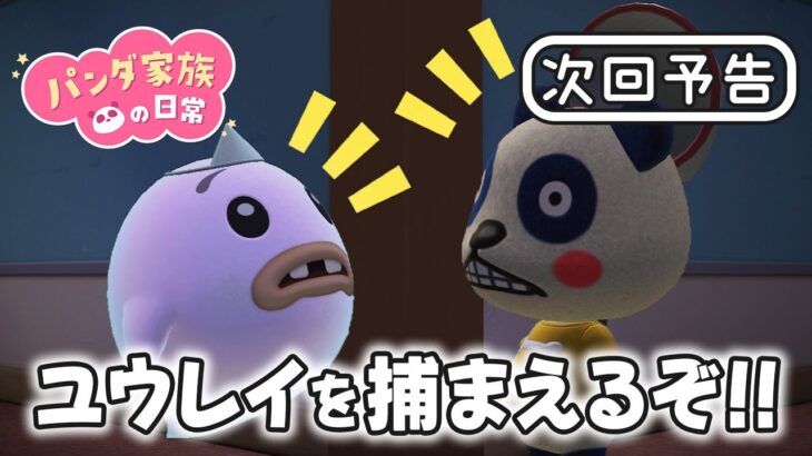 【あつ森アニメ】パンダ家族の日常 第183話「ユウレイを捕まえるぞ!!」【2025年8月15日(金) 18時～プレミア公開】