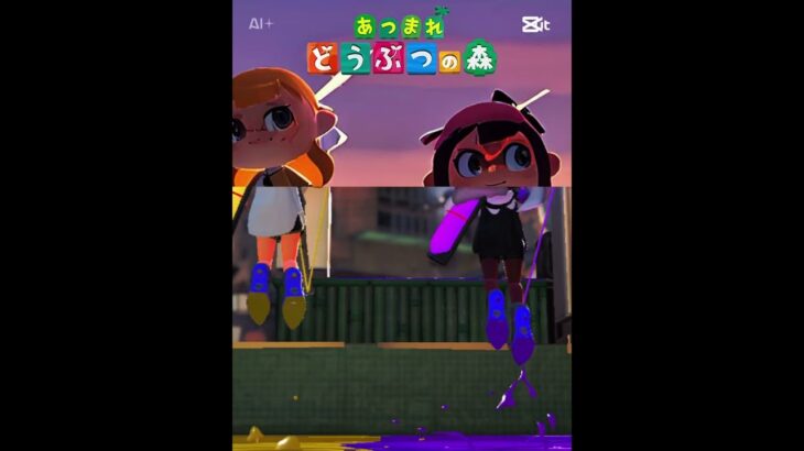 スプラからあつ森に？！ #スプラトゥーン3 #splatoon3 #スプラ #スプラ3 #ちゃんねる登録