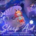【あつ森ASMR】幻想的な海底で眠る🐚🫧夢のような寝室で冷たい水の音に癒される１０時間🐠睡眠導入＆安眠ASMR｜Underwater ASMR / Animal Crossing