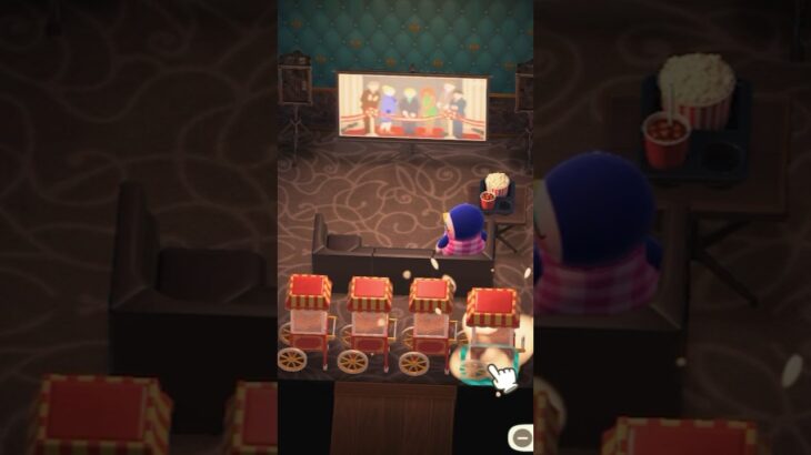 ポップコーンが好物…っと。【あつ森DLC】