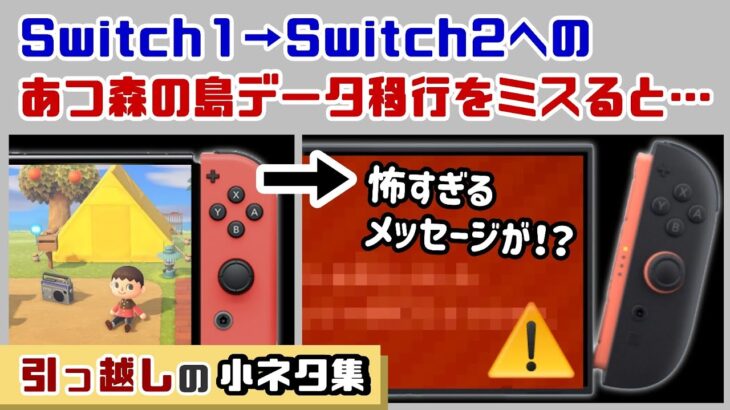 【あつ森】Switch→Switch2への島データ移行をミスると…怖すぎるメッセージが！？ 島ごと引越しサービスの注意点＆島に隠れた細かすぎる小ネタ集！【あつまれ どうぶつの森】@レウンGameTV
