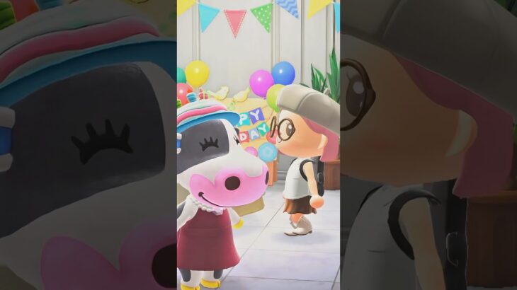 🫧🎂Tipper’s birthday🥳✨ #animalcrossingnewhorizons #animalcrossing #acnh #모동숲 #あつ森 #动森 #动物森友会