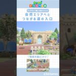 【あつ森】マイデザイン無しの島づくり|自然エリアへとつながる道の入り口🌳【島クリエイト】#animalcrossing  #あつ森