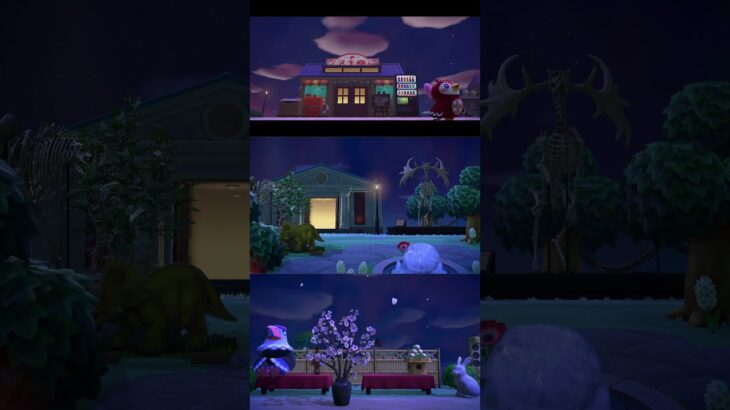 （あつ森）夜のお散歩   #あつ森 #animalcrossing