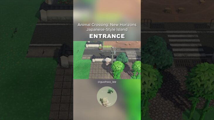 あつ森🍀新・和風島の入り口🍀#animalcrossing #acnh #あつ森 #speedbuild