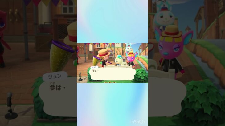 虫にフラれ続けるジュン君😂🤣 #あつ森 #あつまれどうぶつの森 #animalcrossing #shorts #gaming #ジュン #レックス #虫取り