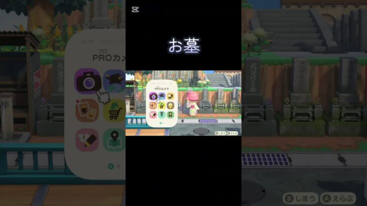 【あつ森】お墓【あつまれどうぶつの森】 #shorts
