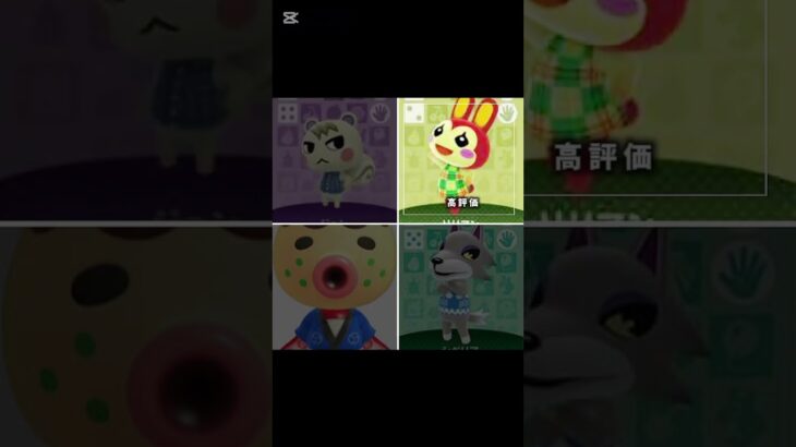 あつ森の住民どれが好き？ #音源お借りしました #あつ森 #ベアード #shorts