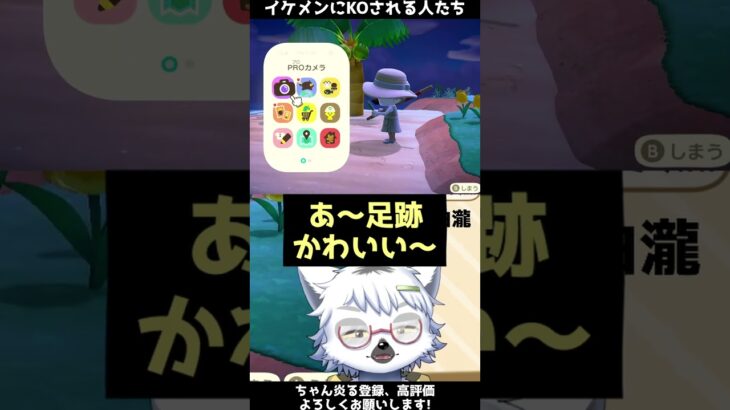 【恐怖】あつ森屈指のイケメンにメロつく人【切り抜き】#shorts #あつまれどうぶつの森 #あつ森  #切り抜き #vtuber