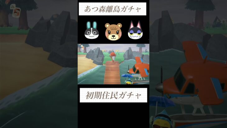 【あつ森】初期住民厳選⑪性格固定ガチャ５連#あつ森 #あつまれどうぶつの森 #離島ガチャ