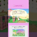 【あつ森】岬の小さな花畑