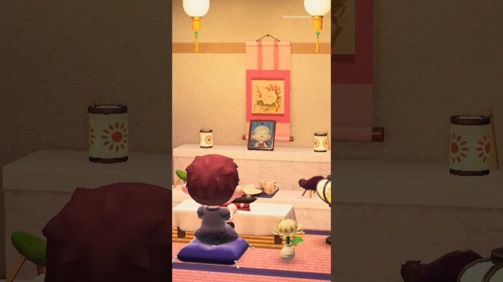 お盆だね🎐✨　#あつ森 #お盆