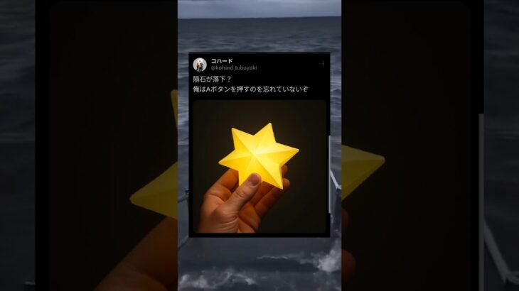 ほしのかけらゲット＃あつまれどうぶつの森＃あつ森＃どうぶつの森＃ほしのかけら＃隕石落下＃流星群