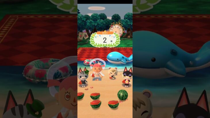 【ポケ森】夏のスイカ割り大会 #あつ森 #ポケ森コンプリート #ポケ森