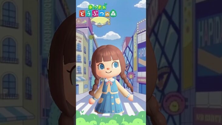 自分のキャラクターをあつ森かさせてみた