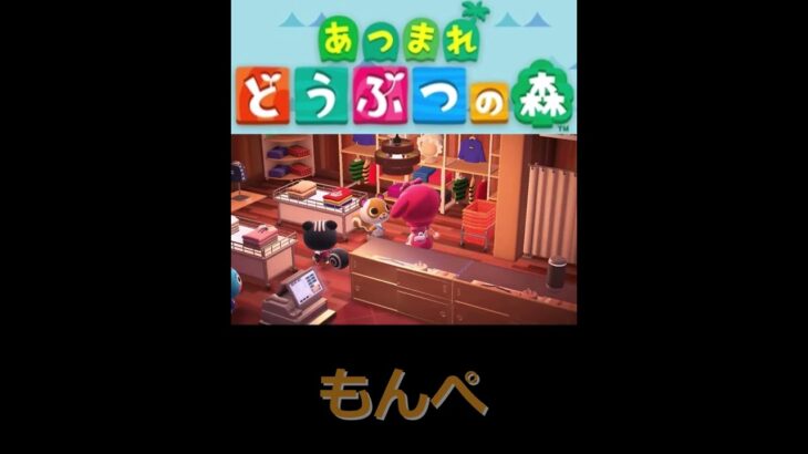 アパレルショップ”客”もんぺ【あつまれどうぶつの森　ハッピーホームパラダイス】