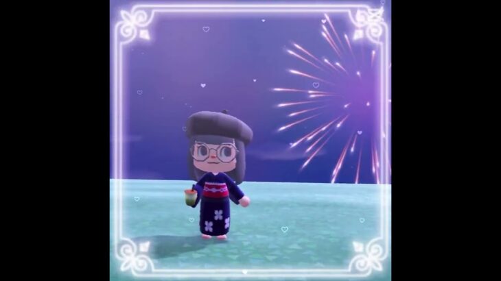 #あつ森#テンプレ  また花火大会やろうね︎︎👍🏻︎︎