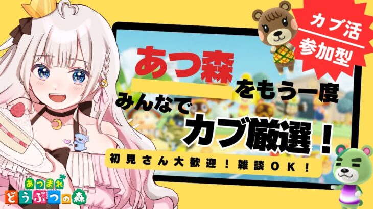 あつ森カブ厳選パーティー♥💰【視聴者参加型】