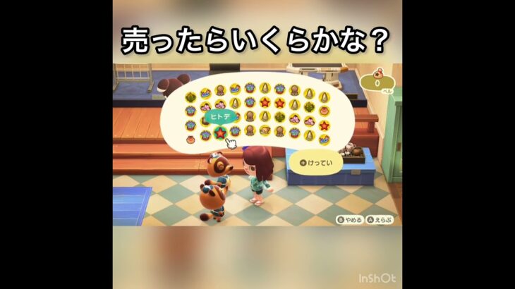 売ったらいくらかな？　#vlog #あつ森 #あつまれどうぶつの森 #animalcrossing #こはくちゃんねる2424 #asmr #acnh