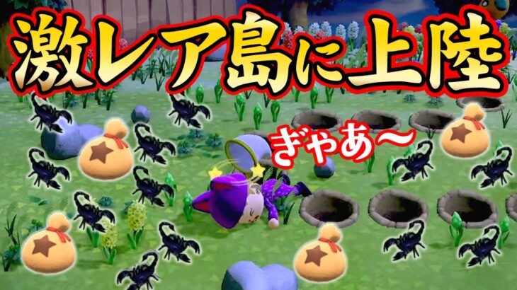 【あつ森神回】マイル旅行してたら激レア島に着いてとんでもない結末にw #あつまれどうぶつの森　#離島ガチャ
