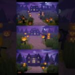 【あつ森】1分クリエイト🛠️Halloweenの日の洋館【島クリエイト】 #あつ森 #shorts