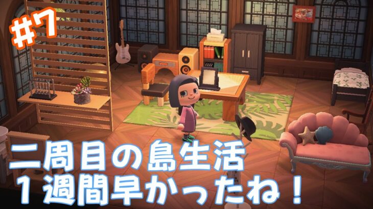 【あつ森7日目】案内所が工事中の間にまったりするかー！