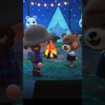 【あつ森】キャンプで過ごす日🏕️癒しのリラックスBGM🌲 Relaxing Camp Ambience | Animal Crossing BGM　#shorts  #ショート#acnh #あつ森