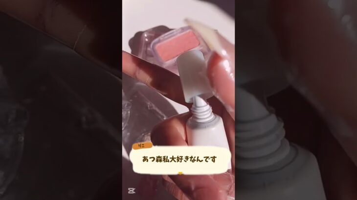 あつ森風編集でしてみました❗️LINEブームのあめちゃん参考です‼️ #生活音 #儚げ焦げぴんく系統　#りこらべる