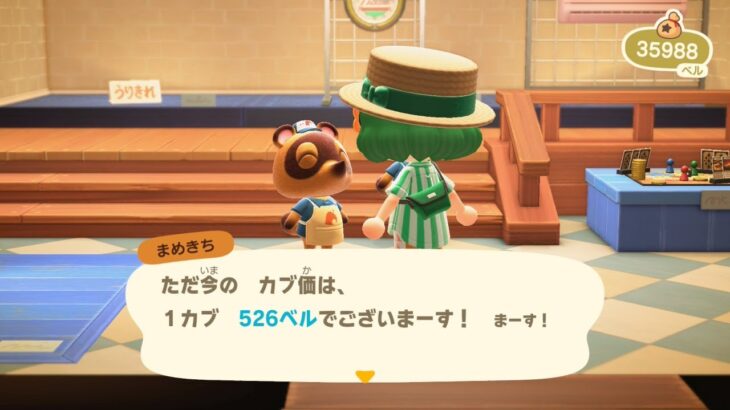 【あつまれどうぶつの森】カブ価高騰中！島開放しちゃうぞ～～～！！！！！【#あつ森 #個人VTuber うどん粉ぽんず】