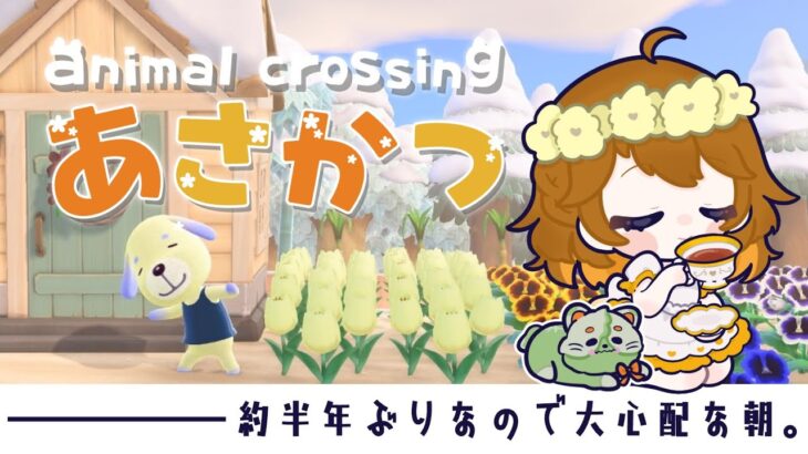 【＃あつ森】ひさびさの森に行きますが、雑草が心配です。＃Vtuber|初見歓迎