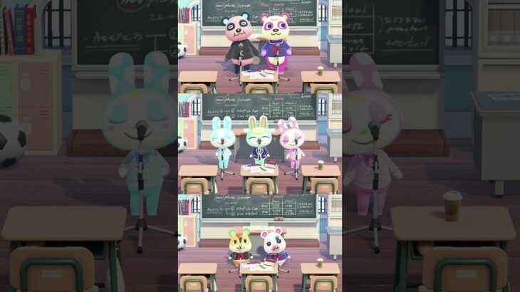 仲良しカップルでけけせんせい #あつ森 #けけアイドル #animalcrossing #あつまれどうぶつの森