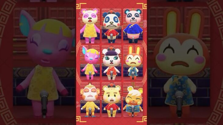 【けけチャイナ】チャイナ服が似合うメンバーが大合唱！ #あつ森 #けけアイドル #animalcrossing #あつまれどうぶつの森
