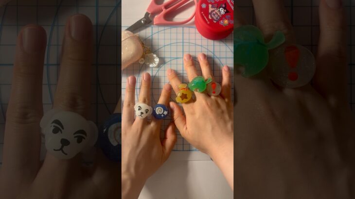 どう森のリング欲しくて作った🍀 #animalcrossing #あつ森 #あつまれどうぶつの森 #handmade #ハンドメイド #diy