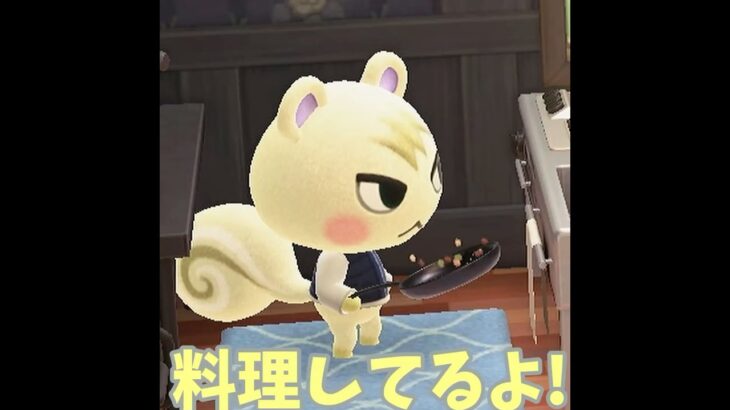 【あつ森】ジュン様が・・・クッキング中だと？！？！ #shorts #あつ森 #あつまれどうぶつの森 #ゲーム実況