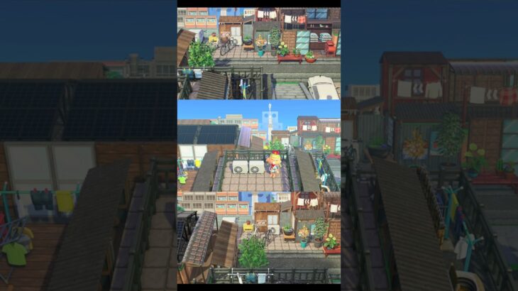 【あつ森】スカイツリーが見える町【島クリエイト】#あつ森 #shorts