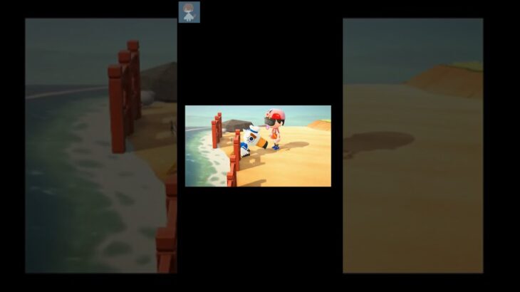 驚愕！ジョニーの秘密が砂浜に！？ #ゲーム実況 #あつ森 #shorts