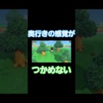 奥行き難しい #あつまれどうぶつの森 #あつ森 #虫取り #奥行き #感覚 #shorts
