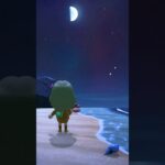 あつ森の夜の月