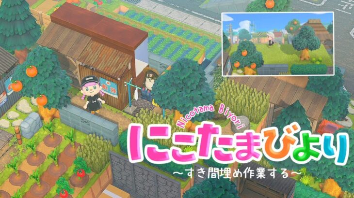【あつ森】小さな空き地のすき間埋めやってく【ゆっくり実況】【あつまれどうぶつの森】