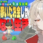 【あつ森】1週間あつ森で稼いだ金額しか使えない生活～5日目～【新人vtuber / 弐十】