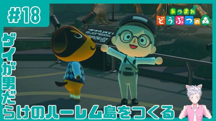 【あつまれ どうぶつの森】#18 ジョンが博物館で見ていたものは… / どぐろうをキャンプサイトで勧誘 / 小さな農園づくり 【2025/09/18】