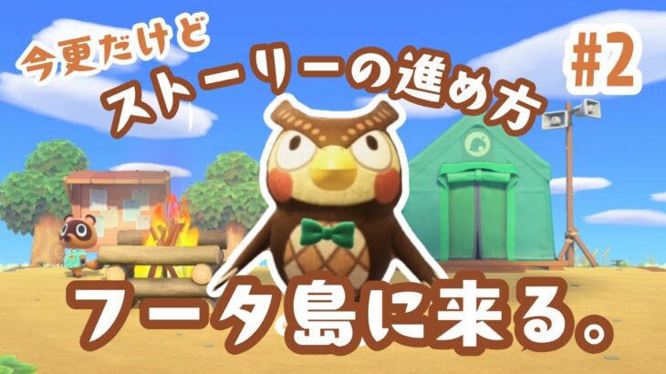【あつ森】効率的なストーリーの進め方#2|フータが島にやってきた編|虫や魚を寄贈しよう！