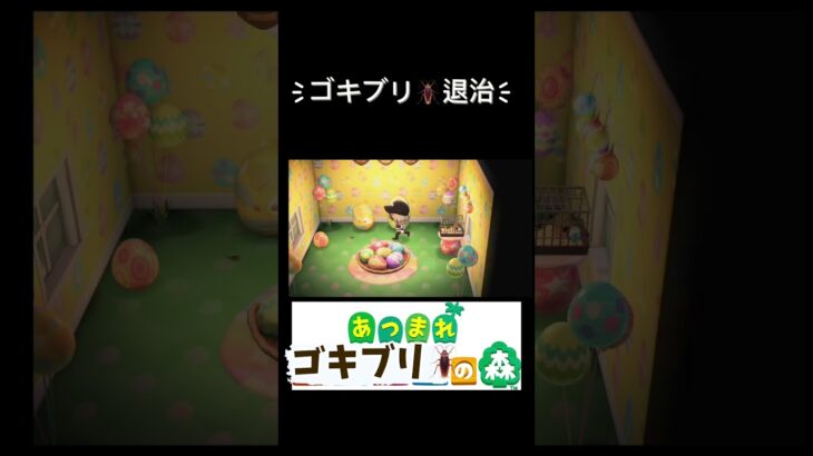 5年以上放置したあつ森のゴキブリ退治！ #game #あつ森 #switch
