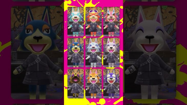 【けけメタル】かっこいいオオカミたち9選 #あつ森 #けけアイドル #animalcrossing #あつまれどうぶつの森