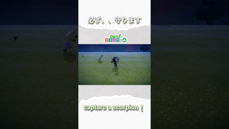【あつ森】さっちちゃんをサソリから守るゾGET#shortsvideo #shorts #short